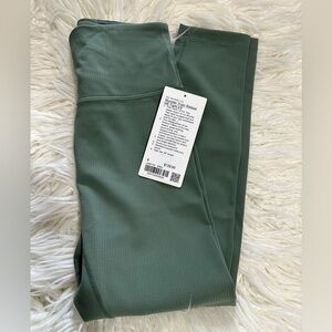 Lululemon Wunder Train Ribbed High-Rise Tight 25”